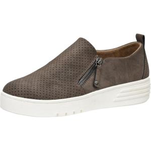 imageCUSHIONAIRE Womens Nissa Casual Zipper Slip on with Memory Foam ampamp Wide Widths AvailableGrey