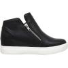 imageCUSHIONAIRE Womens Hart Hidden Wedge Sneaker Wide Width AvailableBlack Pu