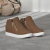 imageCUSHIONAIRE Womens Hart Hidden Wedge Sneaker Wide Width AvailableCognac