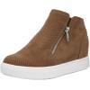 imageCUSHIONAIRE Womens Hart Hidden Wedge Sneaker Wide Width AvailableCognac