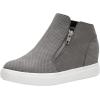 imageCUSHIONAIRE Womens Hart Hidden Wedge Sneaker Wide Width AvailableGrey