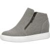 imageCUSHIONAIRE Womens Hart Hidden Wedge Sneaker Wide Width AvailableGrey Canvas