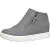 imageCUSHIONAIRE Womens Hart Hidden Wedge Sneaker Wide Width AvailableGrey Pu