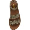 imageCUSHIONAIRE Womens Indego Stretch SandalBlack Raffia Gore