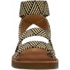 imageCUSHIONAIRE Womens Indego Stretch SandalBlack Raffia Gore