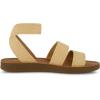 imageCUSHIONAIRE Womens Indego Stretch SandalNatural Raffia Gore