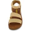imageCUSHIONAIRE Womens Indego Stretch SandalNatural Raffia Gore