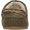 imageCushionaire Womens Sabina Moccasin Slipper Memory FoamKhaki