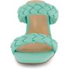 imageDunes  CUSHIONAIRE Technology Womens Iris braided Heel Sandal Memory Foam and Wide Widths AvailableAqua