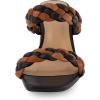imageDunes  CUSHIONAIRE Technology Womens Iris braided Heel Sandal Memory Foam and Wide Widths AvailableBlackBrown
