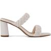 imageDunes  CUSHIONAIRE Technology Womens Iris braided Heel Sandal Memory Foam and Wide Widths AvailableIvory