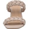 imageDunes  CUSHIONAIRE Technology Womens Iris braided Heel Sandal Memory Foam and Wide Widths AvailableNude
