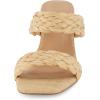 imageDunes  CUSHIONAIRE Technology Womens Iris braided Heel Sandal Memory Foam and Wide Widths AvailableRaffia