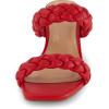 imageDunes  CUSHIONAIRE Technology Womens Iris braided Heel Sandal Memory Foam and Wide Widths AvailableRed