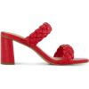 imageDunes  CUSHIONAIRE Technology Womens Iris braided Heel Sandal Memory Foam and Wide Widths AvailableRed