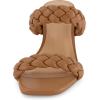 imageDunes  CUSHIONAIRE Technology Womens Iris braided Heel Sandal Memory Foam and Wide Widths AvailableTan