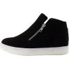 imageCUSHIONAIRE Womens Hart Hidden Wedge Sneaker Wide Width AvailableBlack