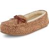 imageCushionaire Womens Sabina Moccasin Slipper Memory FoamCheetah