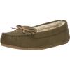 imageCushionaire Womens Sabina Moccasin Slipper Memory FoamKhaki