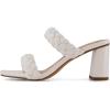 imageDunes  CUSHIONAIRE Technology Womens Iris braided Heel Sandal Memory Foam and Wide Widths AvailableIvory