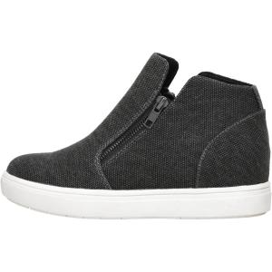 imageCUSHIONAIRE Womens Hart Hidden Wedge Sneaker Wide Width AvailableBlack Canvas