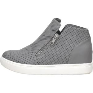imageCUSHIONAIRE Womens Hart Hidden Wedge Sneaker Wide Width AvailableGrey Pu