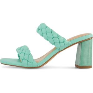 imageDunes  CUSHIONAIRE Technology Womens Iris braided Heel Sandal Memory Foam and Wide Widths AvailableAqua