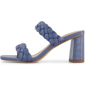 imageDunes  CUSHIONAIRE Technology Womens Iris braided Heel Sandal Memory Foam and Wide Widths AvailableBlue