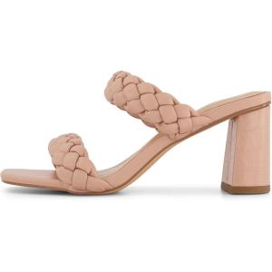imageDunes  CUSHIONAIRE Technology Womens Iris braided Heel Sandal Memory Foam and Wide Widths AvailableBlush