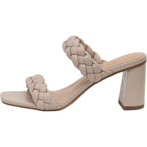 imageDunes  CUSHIONAIRE Technology Womens Iris braided Heel Sandal Memory Foam and Wide Widths AvailableNude