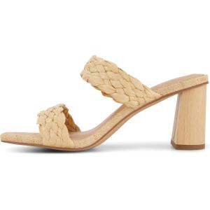 imageDunes  CUSHIONAIRE Technology Womens Iris braided Heel Sandal Memory Foam and Wide Widths AvailableRaffia