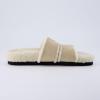 imageCUSHIONAIRE Cuddle Fur Slippers for Women Faux Shearling Slide Sandal Memory Foam Wide Widths AvailableSand