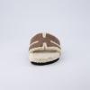 imageCUSHIONAIRE Cuddle Fur Slippers for Women Faux Shearling Slide Sandal Memory Foam Wide Widths AvailableTaupe
