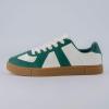 imageCUSHIONAIRE Womens Bailey lace up Sneaker Comfort Foam Wide Widths AvailableWhiteGreen