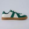 imageCUSHIONAIRE Womens Bailey lace up Sneaker Comfort Foam Wide Widths AvailableWhiteGreen