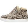 imageCUSHIONAIRE Womens Heaven Hidden Wedge Faux Shearling Sneaker Memory FoamSpotted Cheetah