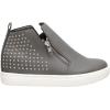 imageCUSHIONAIRE Womens Hollywood studded Hidden Wedge sneaker Memory FoamGrey