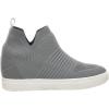 imageCUSHIONAIRE Womens Hoyt Knit Hidden Wedge Sneaker Memory Foam ampamp Wide Width AvailableGrey