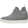 imageCUSHIONAIRE Womens Hoyt Knit Hidden Wedge Sneaker Memory Foam ampamp Wide Width AvailableGrey