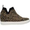 imageCUSHIONAIRE Womens Hoyt Knit Hidden Wedge Sneaker Memory Foam ampamp Wide Width AvailableLeopard