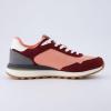 imageCUSHIONAIRE Womens Kicks lace up Nylon Sneaker Comfort Foam Wide Widths AvailableSalmonBurgundy
