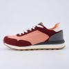 imageCUSHIONAIRE Womens Kicks lace up Nylon Sneaker Comfort Foam Wide Widths AvailableSalmonBurgundy
