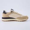 imageCUSHIONAIRE Womens Kicks lace up Nylon Sneaker Comfort Foam Wide Widths AvailableTanBlack