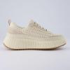 imageCUSHIONAIRE Womens Loop Lace up Woven Platform Sneaker Comfort Foam Wide Widths AvailableBeige