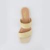 imageCUSHIONAIRE Womens Niki Raffia low block heel sandal Memory Foam and Wide Widths AvailableNatural
