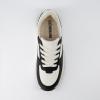 imageCUSHIONAIRE Womens Score lace up Sneaker Comfort Foam Wide Widths AvailableBlackWhite