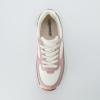 imageCUSHIONAIRE Womens Score lace up Sneaker Comfort Foam Wide Widths AvailableWhitePink