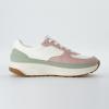 imageCUSHIONAIRE Womens Score lace up Sneaker Comfort Foam Wide Widths AvailableWhitePink