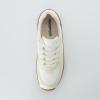 imageCUSHIONAIRE Womens Score lace up Sneaker Comfort Foam Wide Widths AvailableWhiteTan