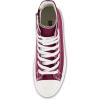 imageCUSHIONAIRE Womens Vespa high top Canvas Sneaker Memory Foam and Side ZipperBurgundy Zip